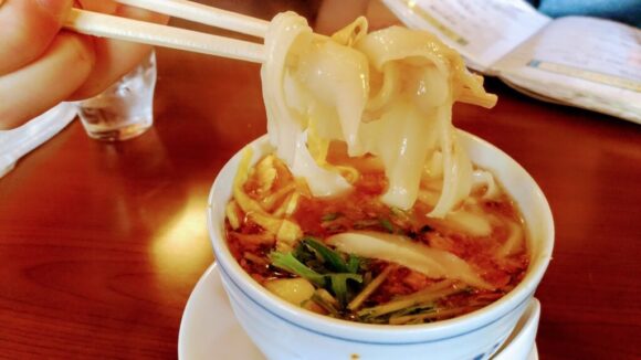 玉林酒家（札幌東区）おすすめ②刀削とろみ麺