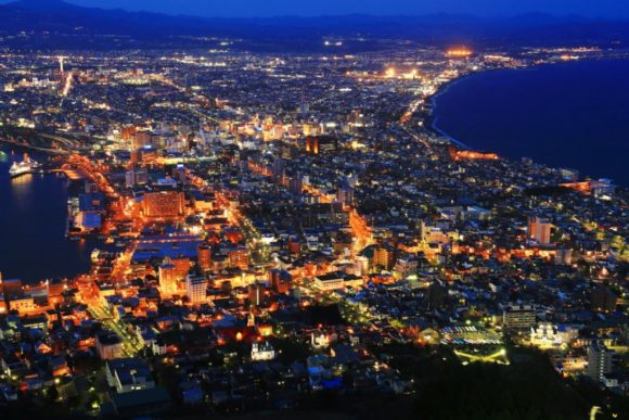 函館山から見た夜景