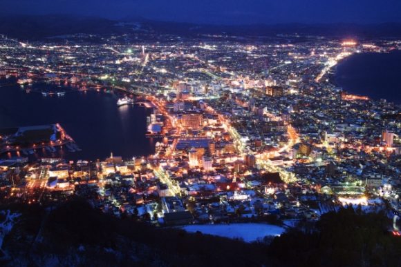 函館山から見た夜景