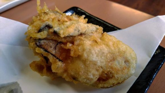 天ぷら徳家の牡蠣