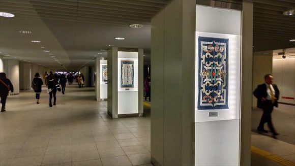 札幌駅前通地下歩行空間のアイヌ文化展示
