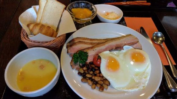ふく井ホテルの朝食ブッフェ（洋定食）