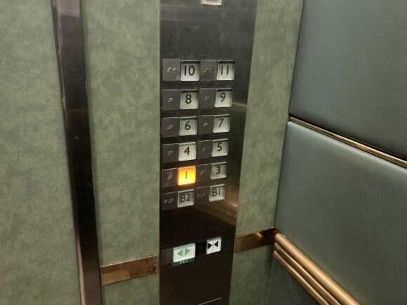 札幌パークホテルのエレベーター