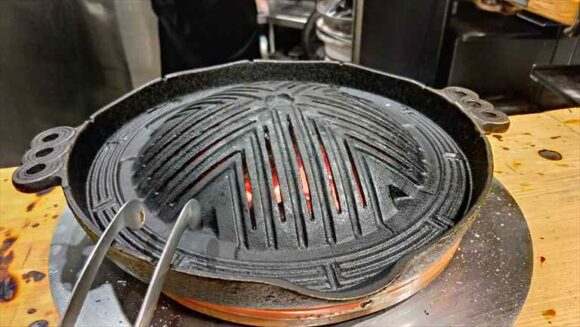 だるま（札幌ジンギスカン）の鍋