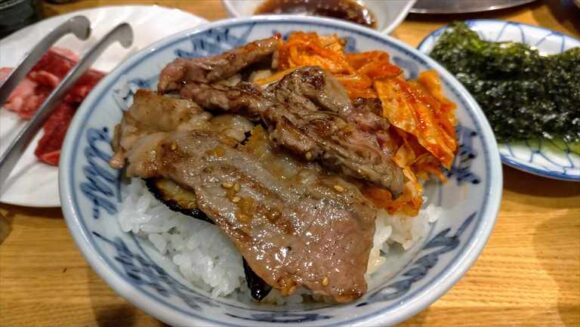 だるま（札幌ジンギスカン）のジンギスカン丼