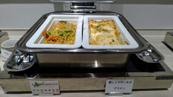 ホテルウィングインターナショナル札幌すすきのの朝食ブッフェバイキング