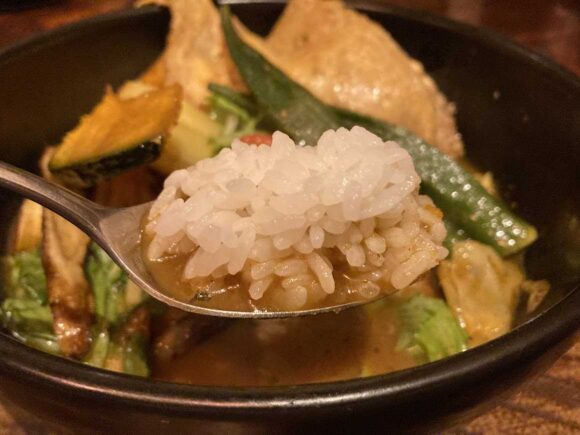 奥芝商店おすすめ②やわらかチキンレッグとおくし畑のスープカレー