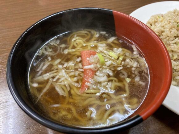 大衆中華 珍萬（札幌北区）おすすめ②チャーハン（ラーメンセット）