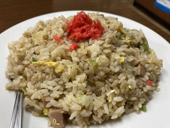 大衆中華 珍萬（札幌北区）おすすめ②チャーハン（ラーメンセット）
