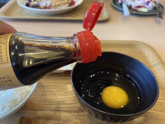 コッコテラス カフェおすすめ③卵かけご飯（数量限定）