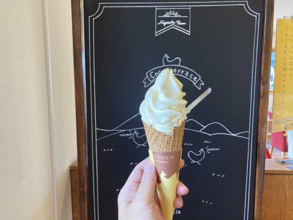 コッコテラス（札幌清田区）おすすめ「たまごソフト」