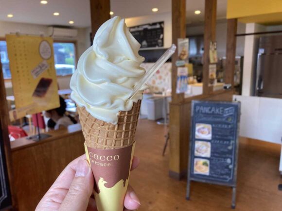 コッコテラス（札幌清田区）おすすめ「たまごソフト」