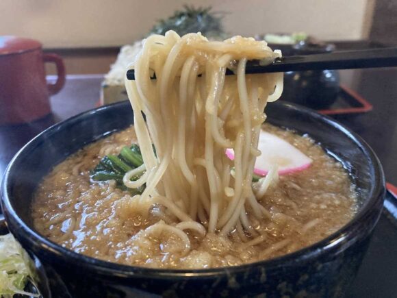緑寿庵（札幌東区）おすすめ②だましそば（温）