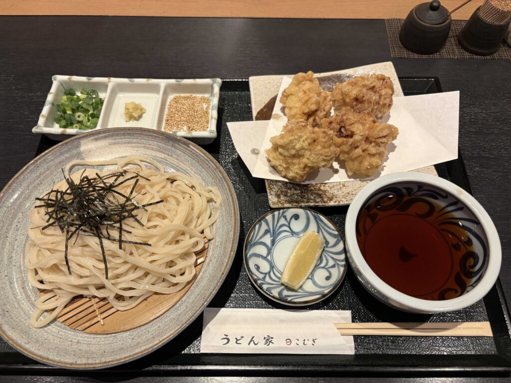 うどん家 こむぎ（札幌西区）おすすめ「かしわ天ざる」