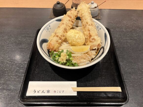 うどん家 こむぎ（札幌西区）おすすめ①ちく玉天ぶっかけうどん