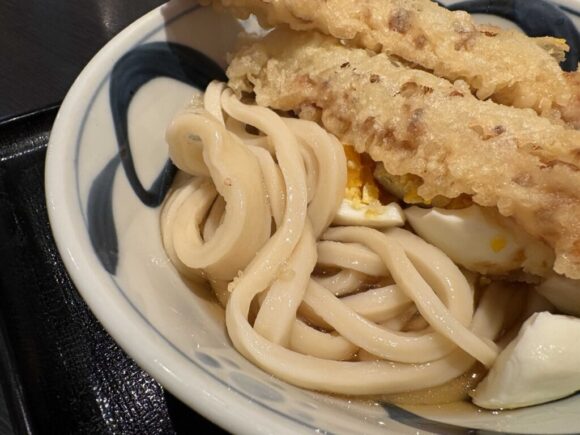 うどん家 こむぎ（札幌西区）おすすめ①ちく玉天ぶっかけうどん