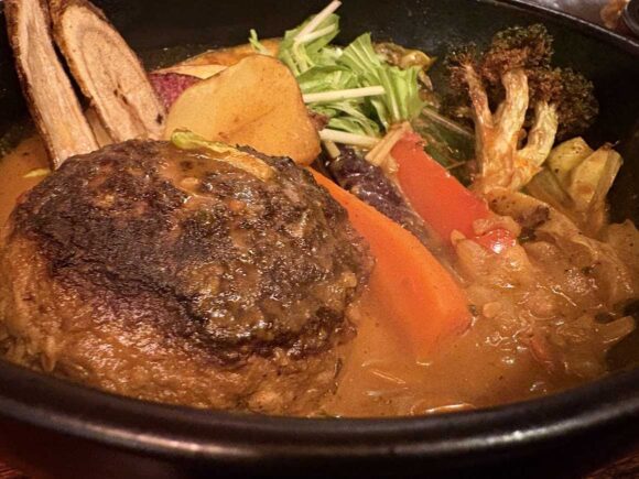 奥芝商店おすすめ①おくしばーぐとおくし畑のスープカレー