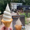 富良野チーズ工房おすすめ①チーズソフトクリーム（アイスミルク工房）