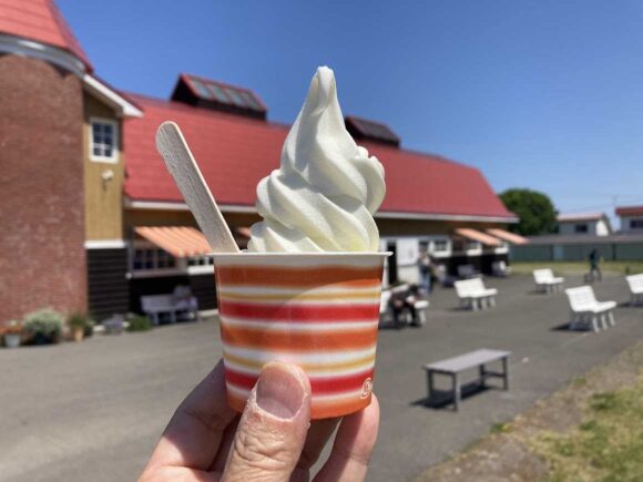八紘学園 農産物直売所おすすめ①ツキサップソフトクリーム