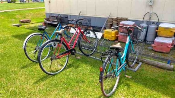 しのつ公園キャンプ場のレンタル自転車