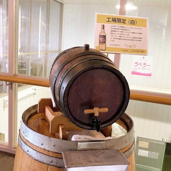 ふらのワイナリー（ワイン工場）おすすめ試飲コーナー