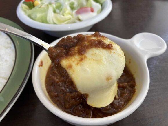 クロックおすすめ④チーズカレー/チーズトッピング