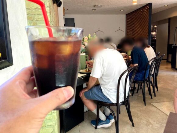 クロックのアイスコーヒー