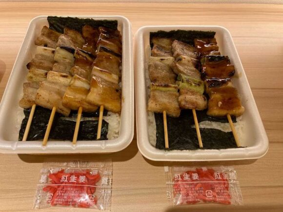 ハセガワストアの焼き鳥弁当。