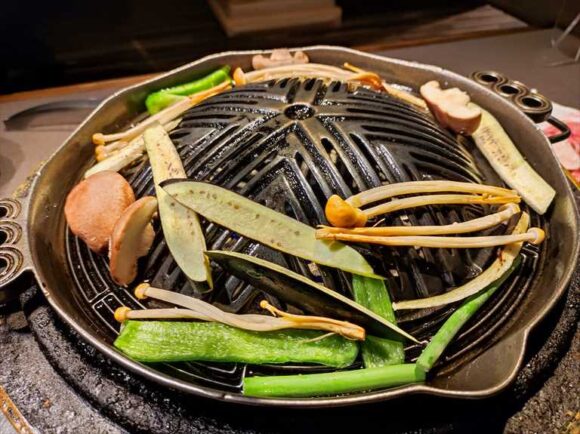 夜空のジンギスカンの食べ飲み放題コース