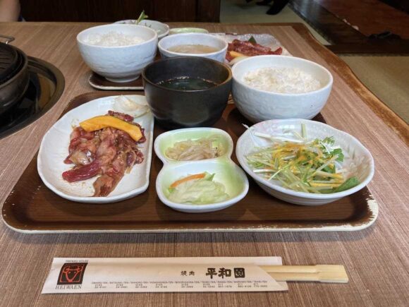 焼肉 平和園（札幌）おすすめランチジンギスカンメニュー