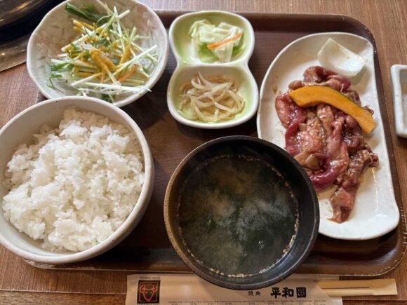 焼肉 平和園（札幌）のメニュー料金