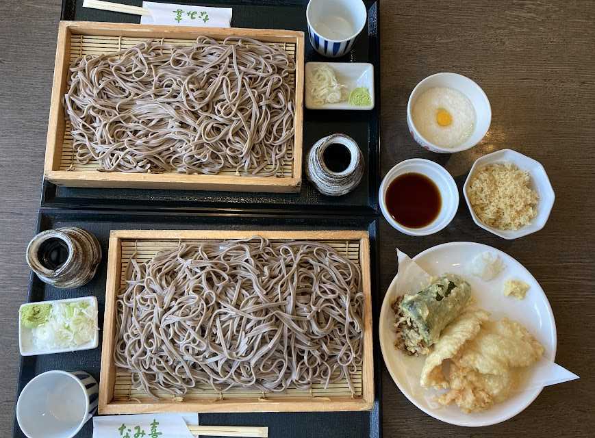 板そば なみ喜 本店おすすめ②鳥天ざる