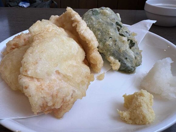 板そば なみ喜 本店おすすめ②鳥天ざる