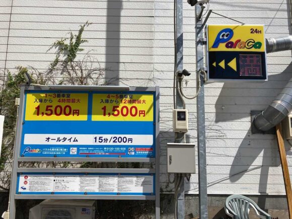 二条市場のパラカ駐車場