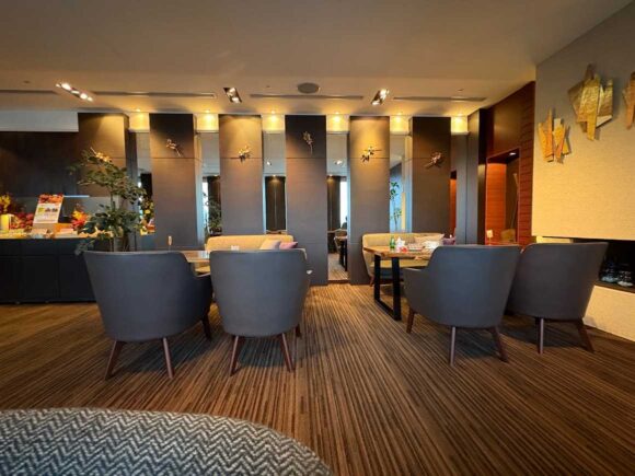 京王プラザホテル札幌のクラブラウンジ(アルコールが提供される17時~21時)