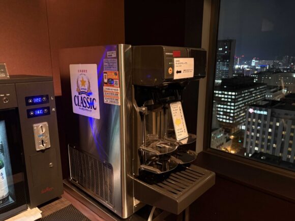 京王プラザホテル札幌のクラブラウンジ(アルコールが提供される17時~21時)