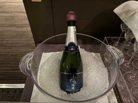 京王プラザホテル札幌のクラブラウンジ(アルコールが提供される17時~21時)