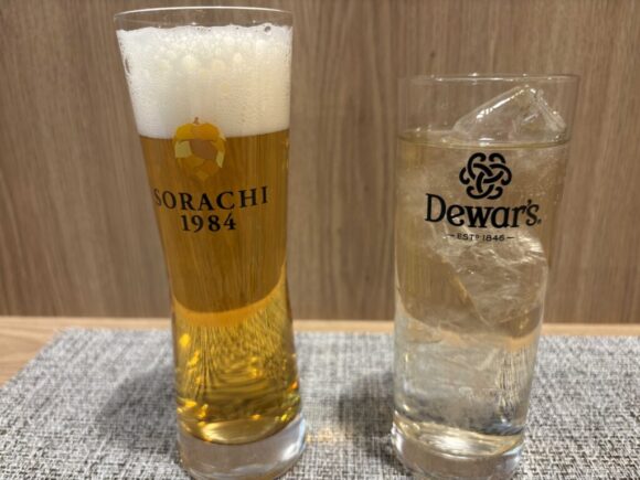 リッチモンドホテル札幌大通の宿泊者専用ラウンジ（アルコール1杯無料）
