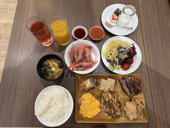 プレミアホテルキャビン札幌おすすめ朝食ブッフェバイキング
