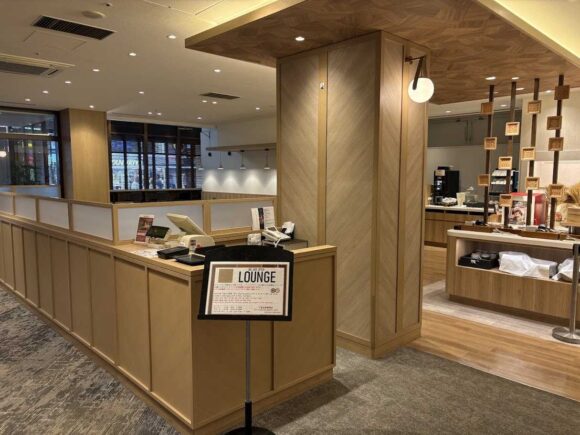 リッチモンドホテル札幌大通の宿泊者専用ラウンジ（アルコール1杯無料）