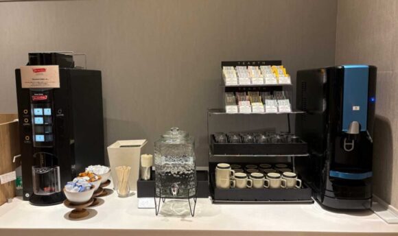 リッチモンドホテル札幌大通の宿泊者専用ラウンジ（アルコール1杯無料）