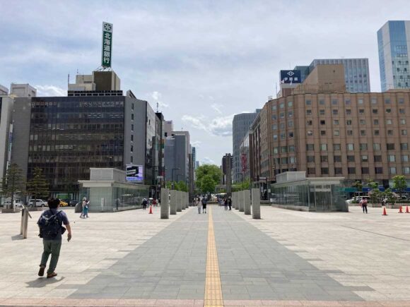 札幌駅南口からの眺望