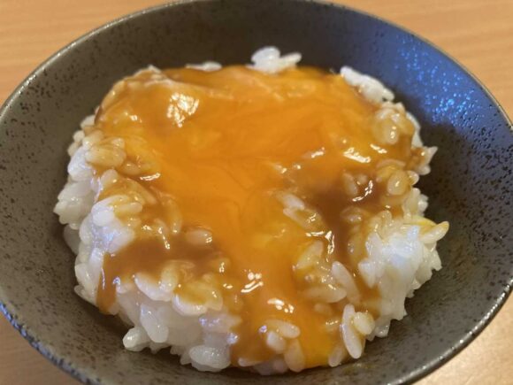 雲丹醤油（ロコファームビレッジ）おすすめレシピ①卵かけご飯