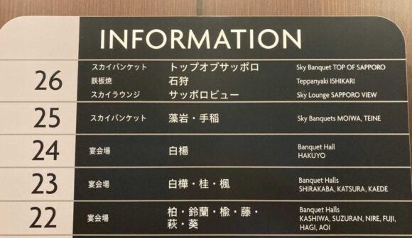 スカイラウンジ サッポロビュー（ANAホテル26階）の行き方や営業時間＆店内雰囲気