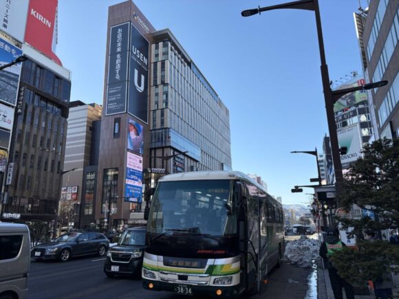 新千歳空港連絡バス（エアポートライナー）乗り場（すすきの）