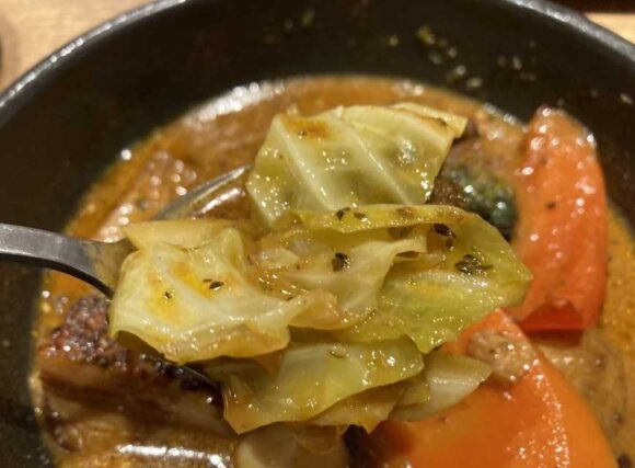 スープカレーGARAKUおすすめ①やわらかチキンレッグと野菜