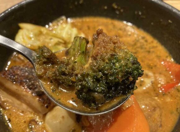 スープカレーGARAKUおすすめ①やわらかチキンレッグと野菜