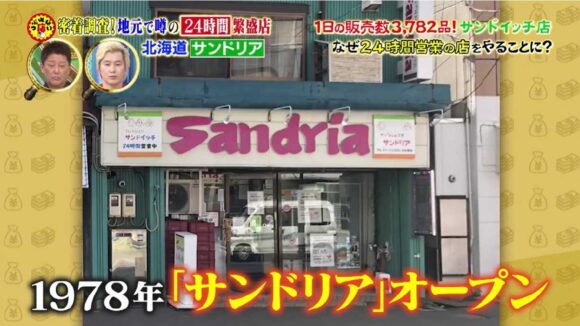 「坂上＆指原のつぶれない店」で特集されたサンドリアの企業努力や歴史＆秘密とは