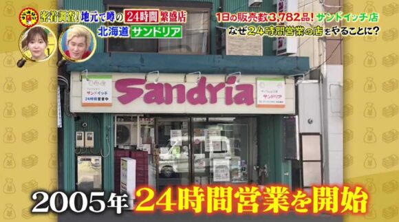「坂上＆指原のつぶれない店」で特集されたサンドリアの企業努力や歴史＆秘密とは