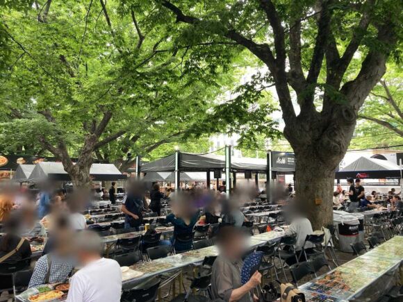 ASAHI SUPER DRY BEER PARK（大通公園6丁目）の雰囲気や特徴＆購入システム